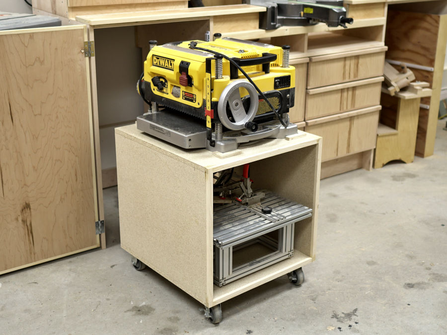 building a rolling planer stand